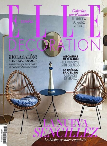 Elle Decoration Espana – junio 2020 Cover