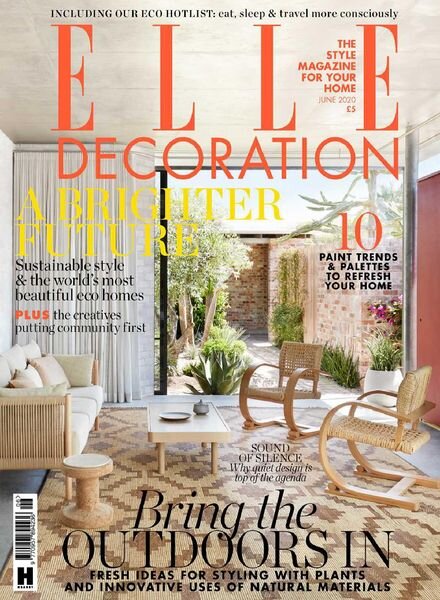 Elle Decoration UK – June 2020 Cover