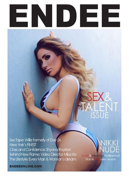 ENDEE Magazine – November-December 2014 Sex & Talent Issue Cover