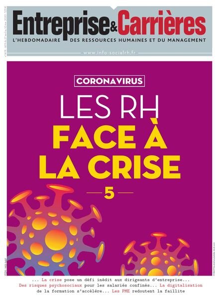 Entreprise & Carrieres – 27 avril 2020 Cover