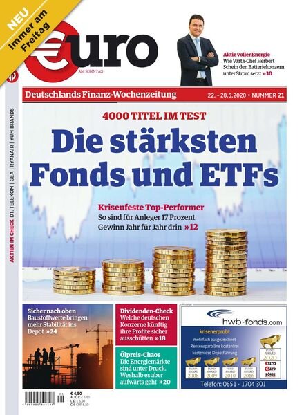 Euro am Sonntag – 22 Mai 2020 Cover