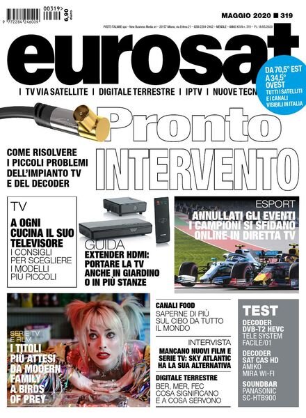 Eurosat N.319 – Maggio 2020 Cover