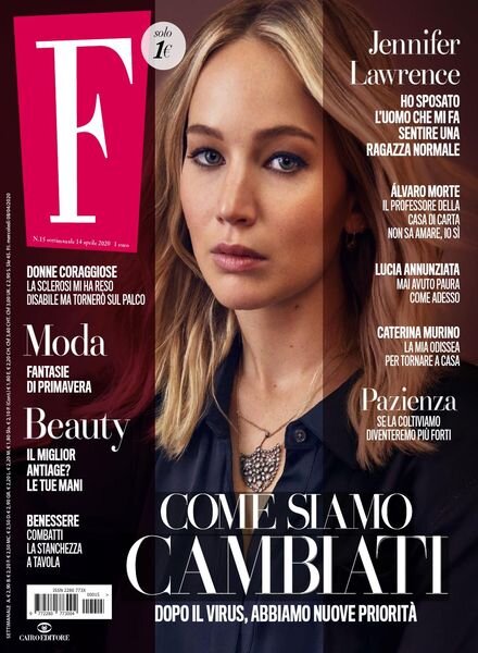F – 14 Aprile 2020 Cover