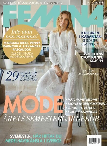 Femina Sweden – July 2020 Cover