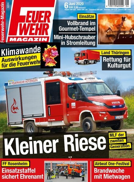 Feuerwehr-Magazin – Mai 2020 Cover