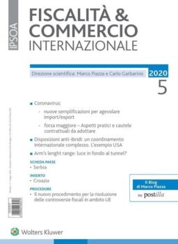 Fiscalita & Commercio Internazionale – Maggio 2020