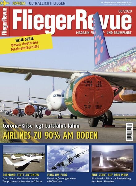 FliegerRevue – Juni 2020 Cover