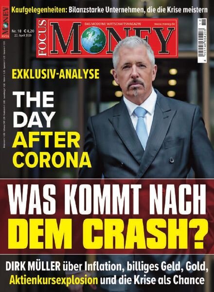 Focus Money – 22 April 2020 Cover