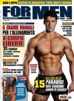 For Men Magazine – Maggio 2020