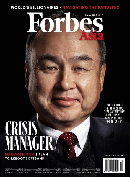 Forbes Asia – May 2020 Cover