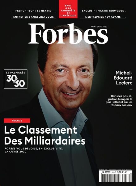 Forbes France – Printemps 2020 Cover