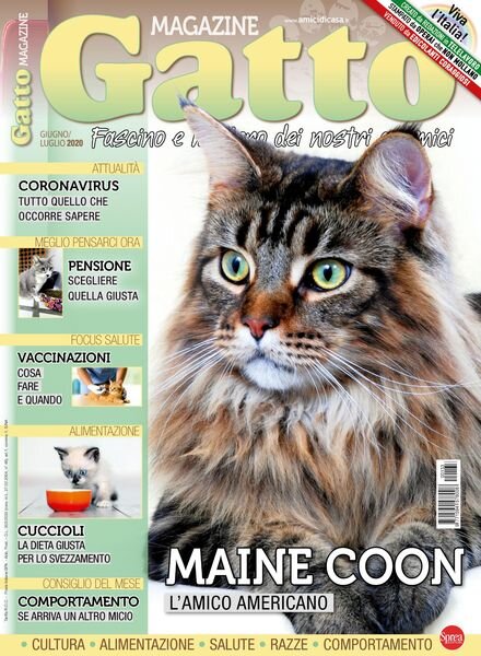 Gatto Magazine – Giugno-Luglio 2020 Cover