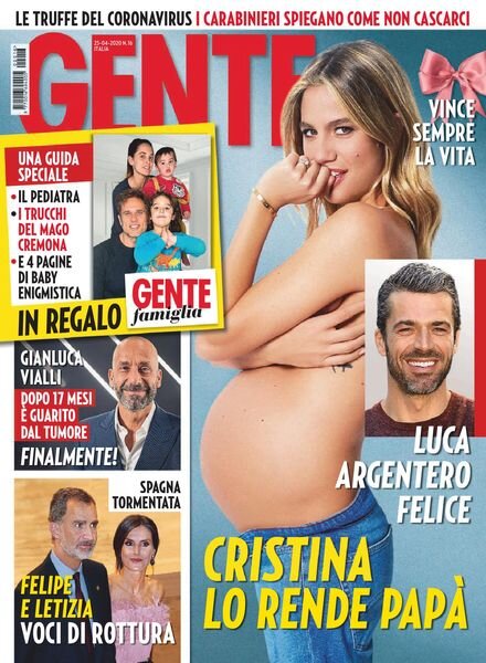 Gente Italia – 25 aprile 2020 Cover