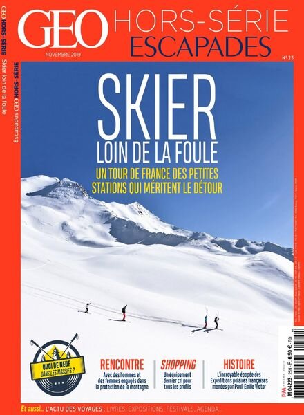 Geo – Hors-Serie Escapades N 25 – Novembre 2019 Cover