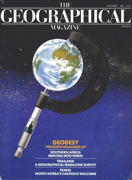 Geographical – November 1986 Cover