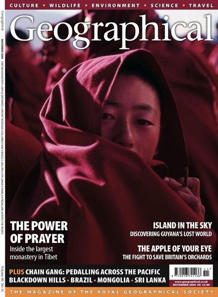Geographical – November 2008 Cover