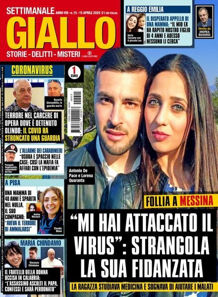 Giallo – 15 Aprile 2020 Cover