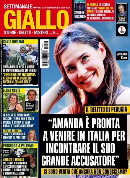 Giallo – 20 Maggio 2020 Cover