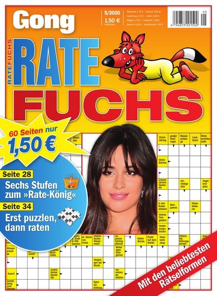Gong Ratefuchs – Mai 2020 Cover