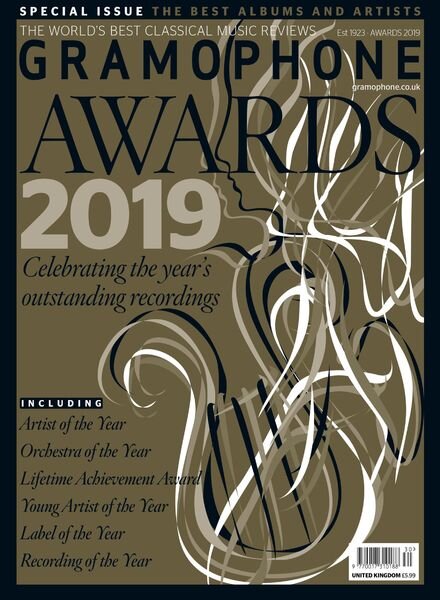 Gramophone – Gramophone Awards 2019 Cover