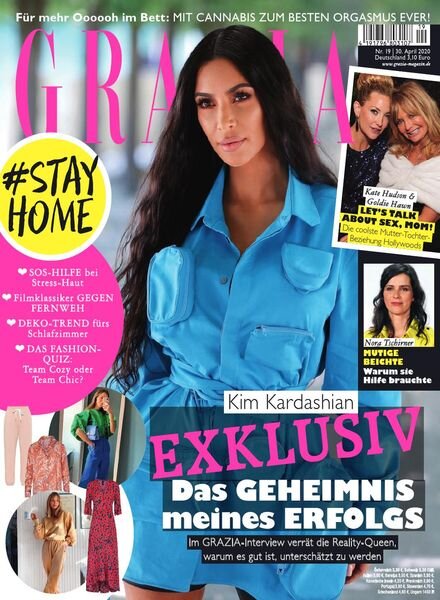 Grazia Germany – 30 April 2020 Cover