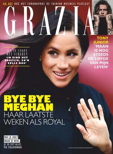 Grazia Netherlands – 11 maart 2020 Cover