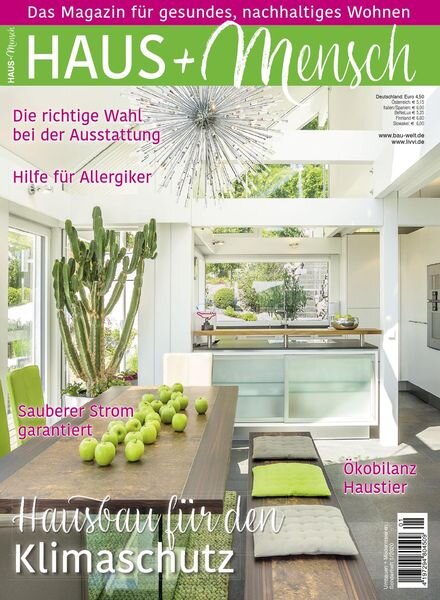 Haus und Mensch – April 2020 Cover