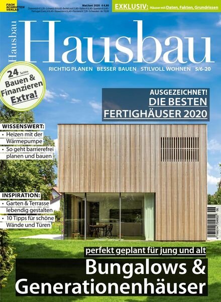 Hausbau – April 2020 Cover