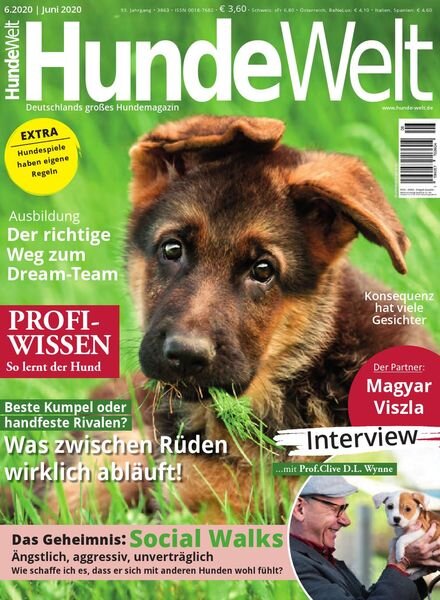 HundeWelt – Juni 2020 Cover
