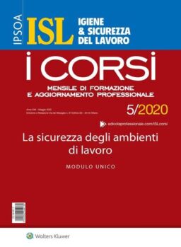 Igiene & Sicurezza del Lavoro Corsi – Maggio 2020