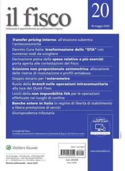 il fisco – 18 Maggio 2020
