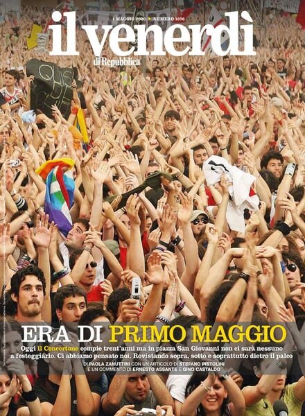 Il Venerdi di Repubblica – 1 Maggio 2020 Cover