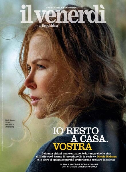 Il Venerdi di Repubblica – 3 Aprile 2020 Cover