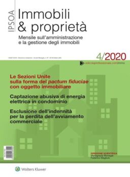 Immobili & proprieta – Aprile 2020