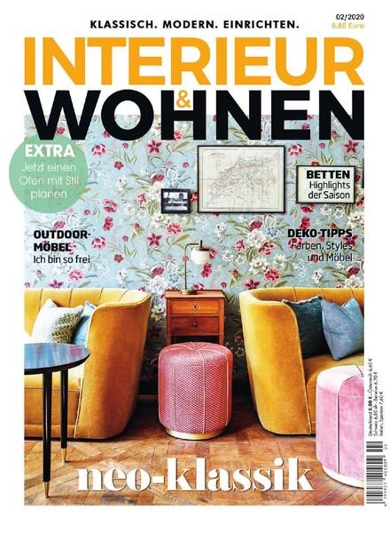 Interieur & Wohnen – April-Mai-Juni 2020 Cover