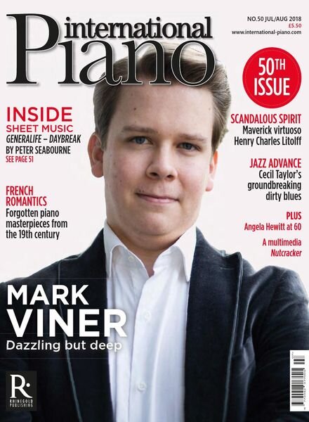 International Piano – Issue 50 – July-August 2018 Cover