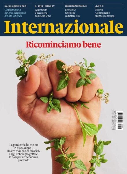 Internazionale – 24 Aprile 2020 Cover