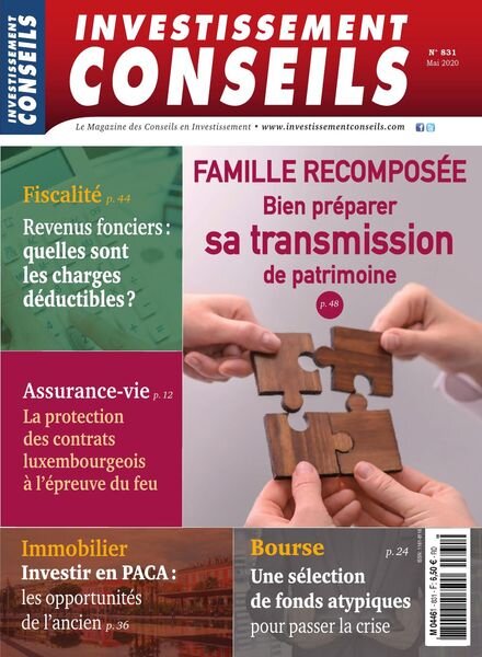 Investissement Conseils – mai 2020 Cover