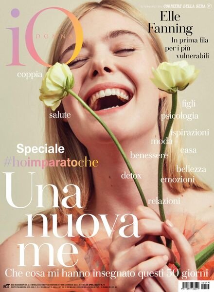 Io Donna del Corriere della Sera – 25 aprile 2020 Cover