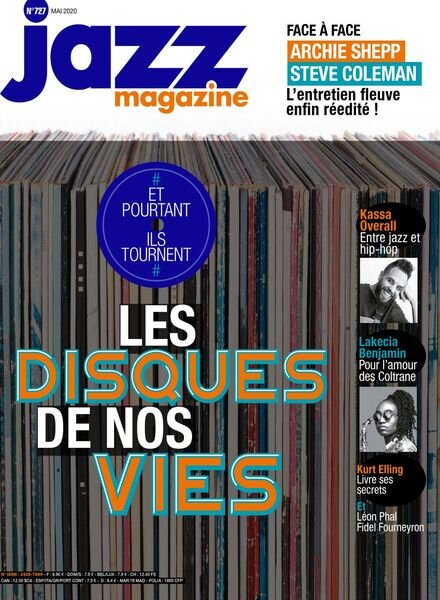 Jazz Magazine – mai 2020 Cover