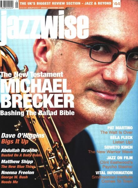 Jazzwise Magazine – July 2001 Cover