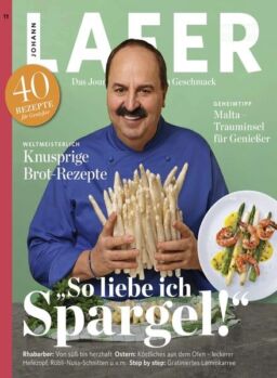 Johann Lafer Journal – Marz 2020