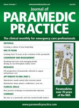 Journal of Paramedic Practice – July 2018