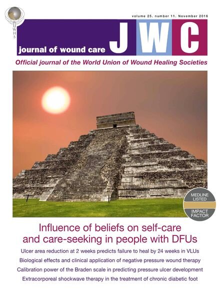 Journal of Wound Care – November 2016 Cover