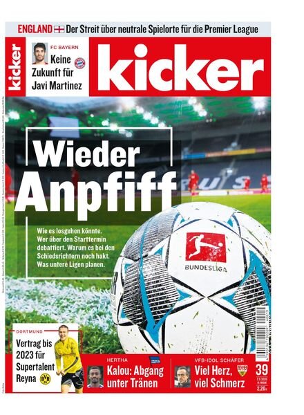Kicker – 07 Mai 2020 Cover