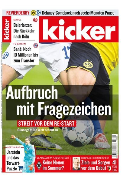 Kicker – 14 Mai 2020 Cover