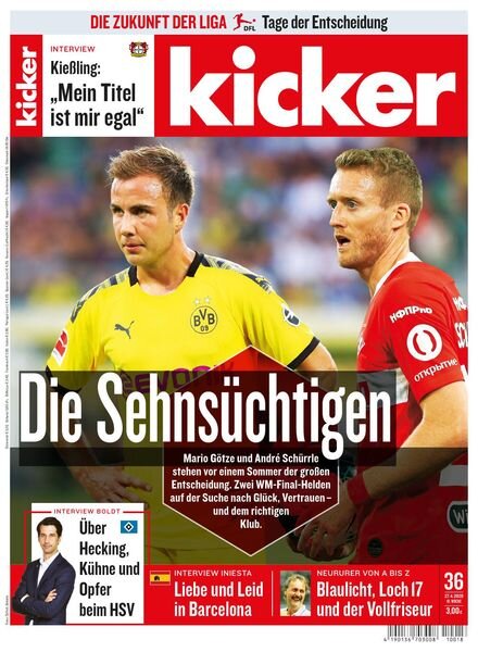 Kicker – 27 April 2020 Cover