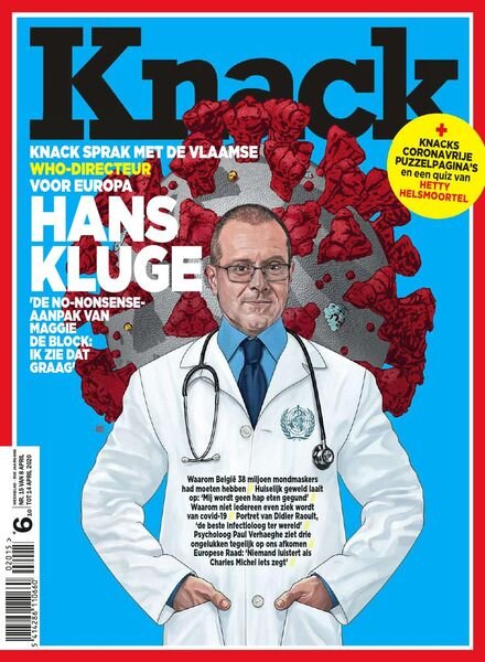 Knack Belgium – 8 April 2020 Cover