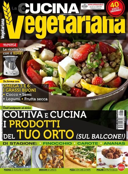 La Mia Cucina Vegetariana – Aprile-Maggio 2018 Cover