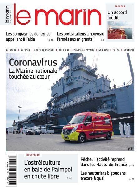 Le Marin – 16 avril 2020 Cover